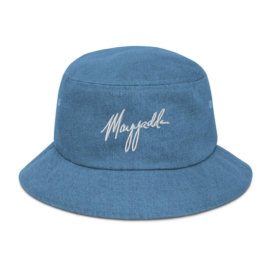 Logo Denim Bucket Hat